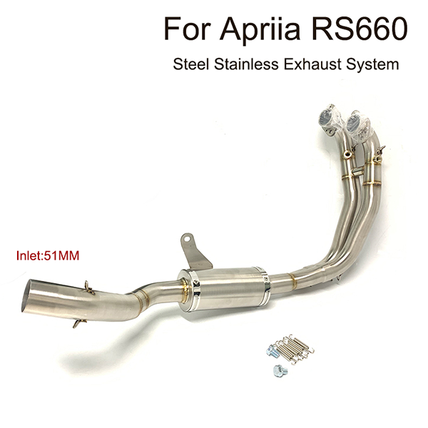 2020+ Aprilia RS660 Tuono 660 Stainless Steel Motorcycle Exhaust Pipe